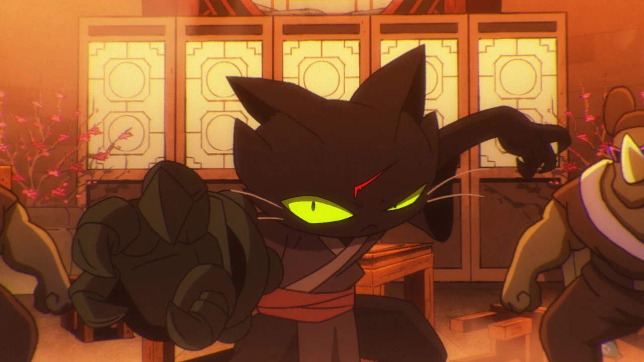 Blacky the Metal Arm Cat