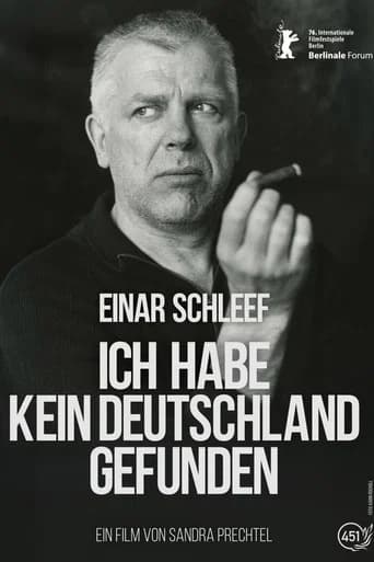 Einar Schleef - No Germany Did I Find