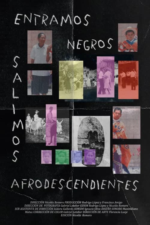 We entered as blacks, and we left as afrodescendants